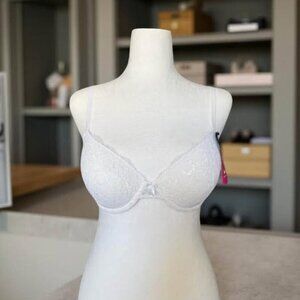 WHITE LACE PUSH UP BRA